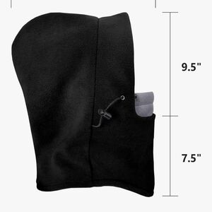 Black Fleece Hooded Balaclava